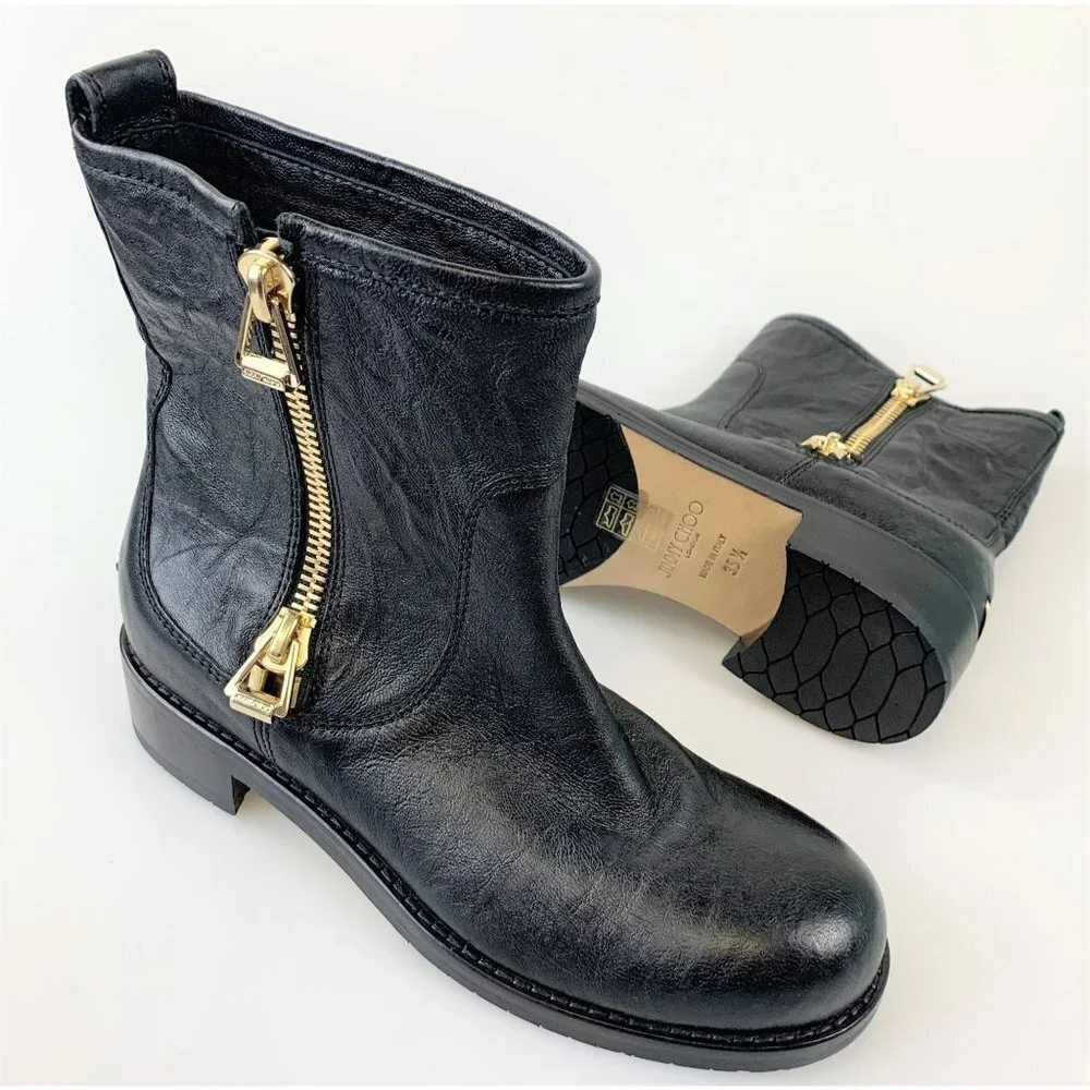 NEW Jimmy Choo Moto Boots - Picture 2 of 9
